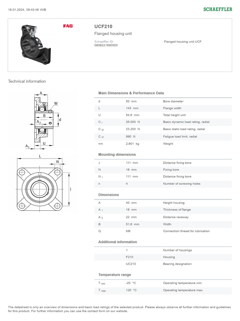 UCF210 | PDF | Mechanical Engineering | Manufactured Goods