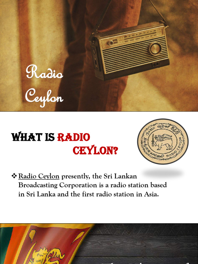 Radio Ceylon and Binaca Geetmala PDF Sri Lanka Mass Media