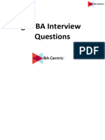 Agile BA Interview Questions