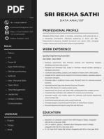 Black Modern Chief Exclusive Office Resume