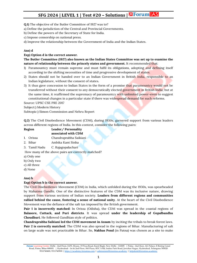 Sfg Level 1 Schedule 2024 Pdf Download