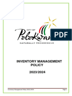 Inventory Policy 2023-24