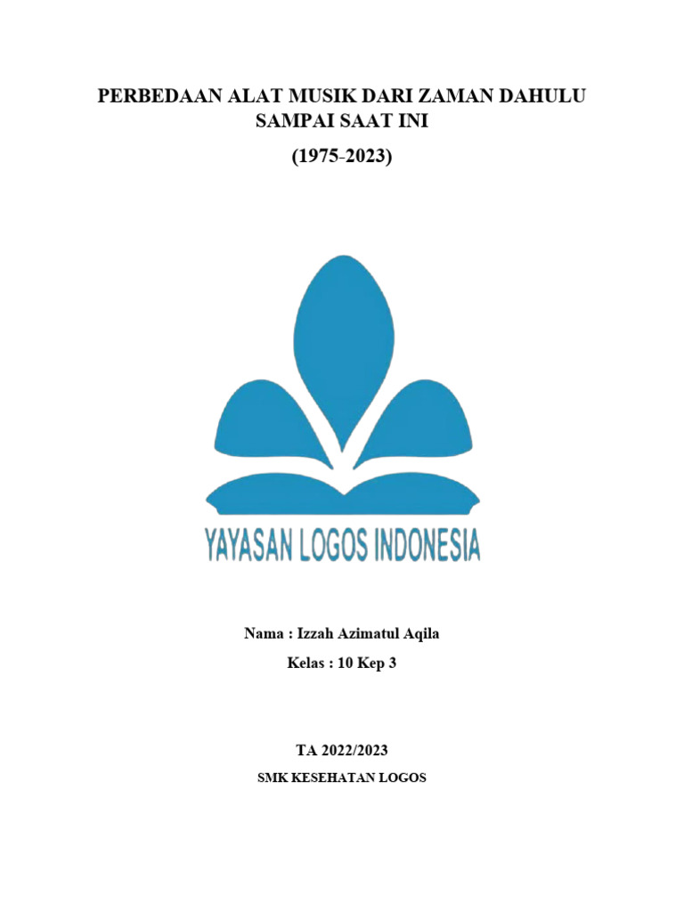 Perbedaan alat musik dari tahun 1975 sampai saat ini pdf