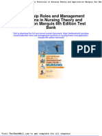 Full Download Leadership Roles and Management Functions in Nursing Theory and Application Marquis 8th Edition Test Bank PDF Full Chapter