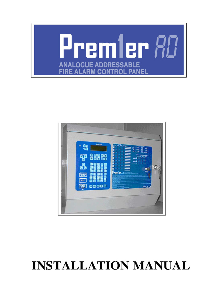 Addressable Fire Alarm Installation Guide | PDF | Relay | Electrical Wiring