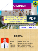 Seminar Raden Fatah RHK