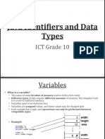 Java Variables Types