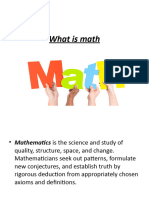 What Is Math