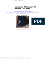 Full Download Macroeconomics Williamson 5th Edition Test Bank PDF Full Chapter