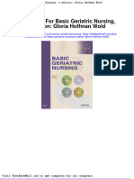 Full Download Test Bank For Basic Geriatric Nursing 4 Edition Gloria Hoffman Wold PDF Full Chapter