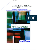 Full download Management 12th Edition Griffin Test Bank pdf full chapter