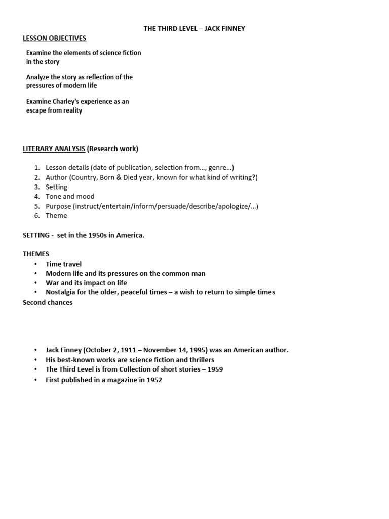 Learning Outcomes of 