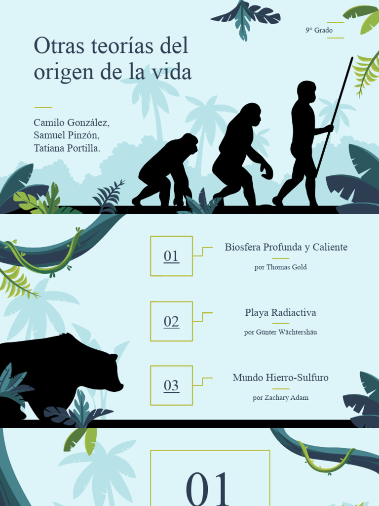 Teorías del origen de la vida | PDF | Ciencias fisicas | Ciencias de la ...