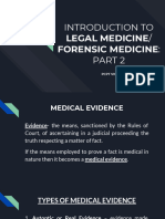 Introduction To Legal Medicine - Forensic Medicine - Part 2