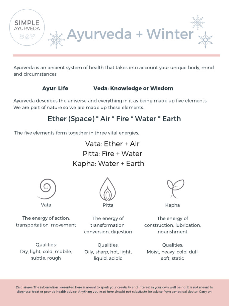 Ayurveda and Winter | Download Free PDF | Ayurveda