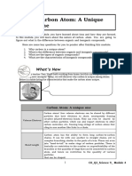 Science 9 - Q2 - Mod4 - CARBON ATOM A UNIQUE ONE - VerFinal