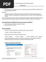 A. IP Addressing - Part 1