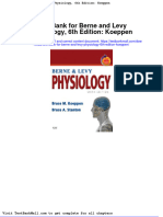 Full Download Test Bank For Berne and Levy Physiology 6th Edition Koeppen PDF Full Chapter