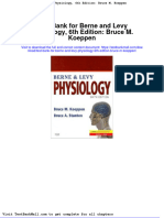 Full Download Test Bank For Berne and Levy Physiology 6th Edition Bruce M Koeppen PDF Full Chapter