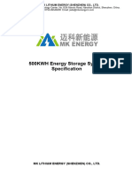 MK 500kwh ESS Specification