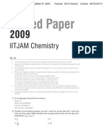 IIT JAM 2009 Question - Watermark