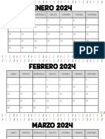 Calendario MINIMALISTA 2024 1