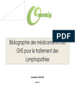 Bibliographie Medicaments Hors Ghs Pour Traitement Lymphopathies 1
