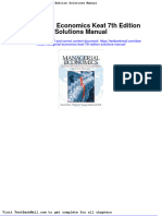 Full Download Managerial Economics Keat 7th Edition Solutions Manual PDF Full Chapter