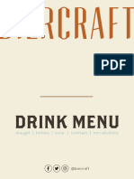 BierCraft Commercial Drink Menu