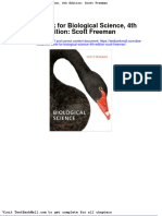 Full Download Test Bank For Biological Science 4th Edition Scott Freeman PDF Full Chapter