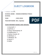 Ai Project Logbook