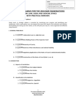 BAR 2024 Strategic Syllabus - Remedial Law