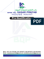 House Maint: Bab Al Qasar Prefab