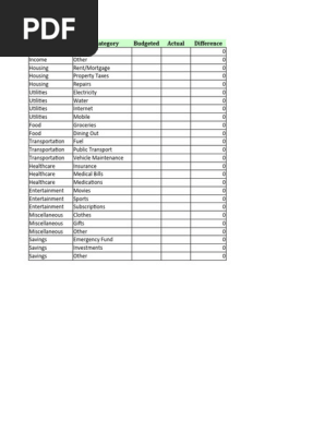 Budget Tracker