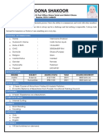 Memoona Shakoor CV