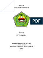 Makalah Medan Elektromagnetik (Wisnu Satria - 41187003200023)