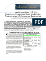 Freier Amanita-Newsletter 12.2.2019 Finanzkrise, Stops & Das Gebot Des Zehnten Prophezeiungen #9: Kommende Seelenschau