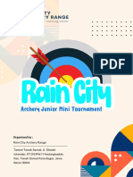 Rain City Junior Archery Mini Tournament Proposal