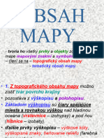 Obsah Mapy