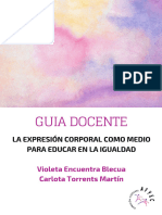 GUÍA DOCENTE - La Expresión Corporal Como Medio para Educar en La Igualdad