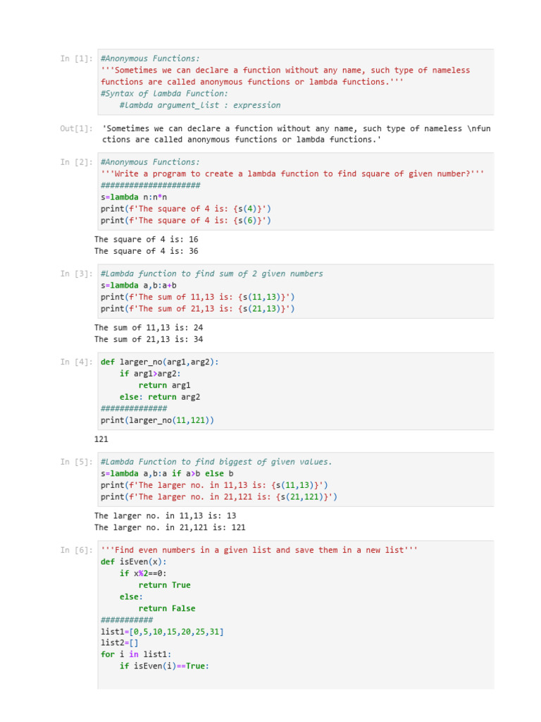 More On Function 2 | PDF | Anonymous Function | Function (Mathematics)