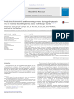 Prediction of Thrombotic and Hemorrhagic Events During Polycythemia TR 2015