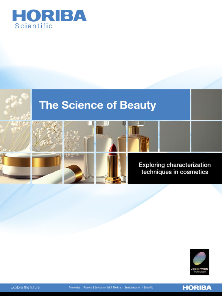 Science of Beauty in Cosmetics Analysis | PDF | Raman Spectroscopy ...
