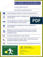 HSE SIGNBOARD - 1000mm X 1600mm Rev1