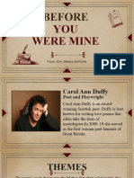 Before You Were Mine by Carol Ann Duffy