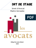 Rapport de Stage