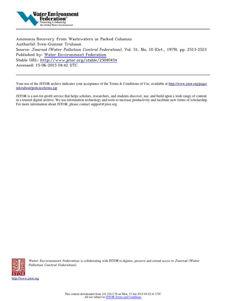 water-environment-federation-is-collaborating-with-jstor-to-digitize