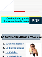 confiabilidad y validez de la investigacion