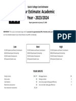 Stanford MyinTuition Results