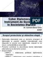 Diplomatia Cibernetica Instrument de Guvernanta Digitala - CCIRNU 1